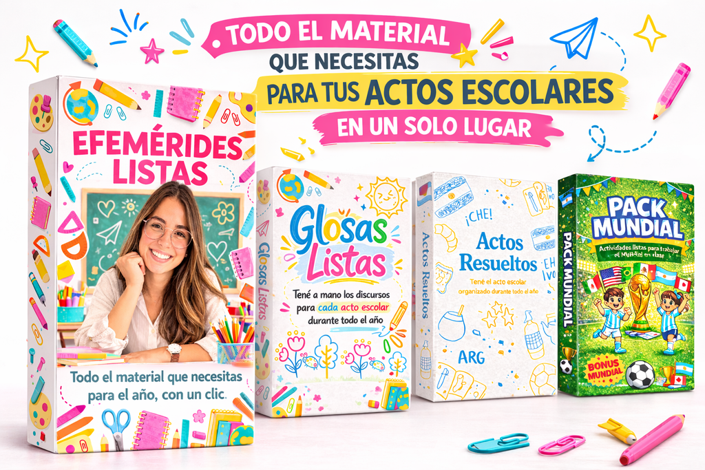 Pack Efemérides Listas + Megapack Mundial