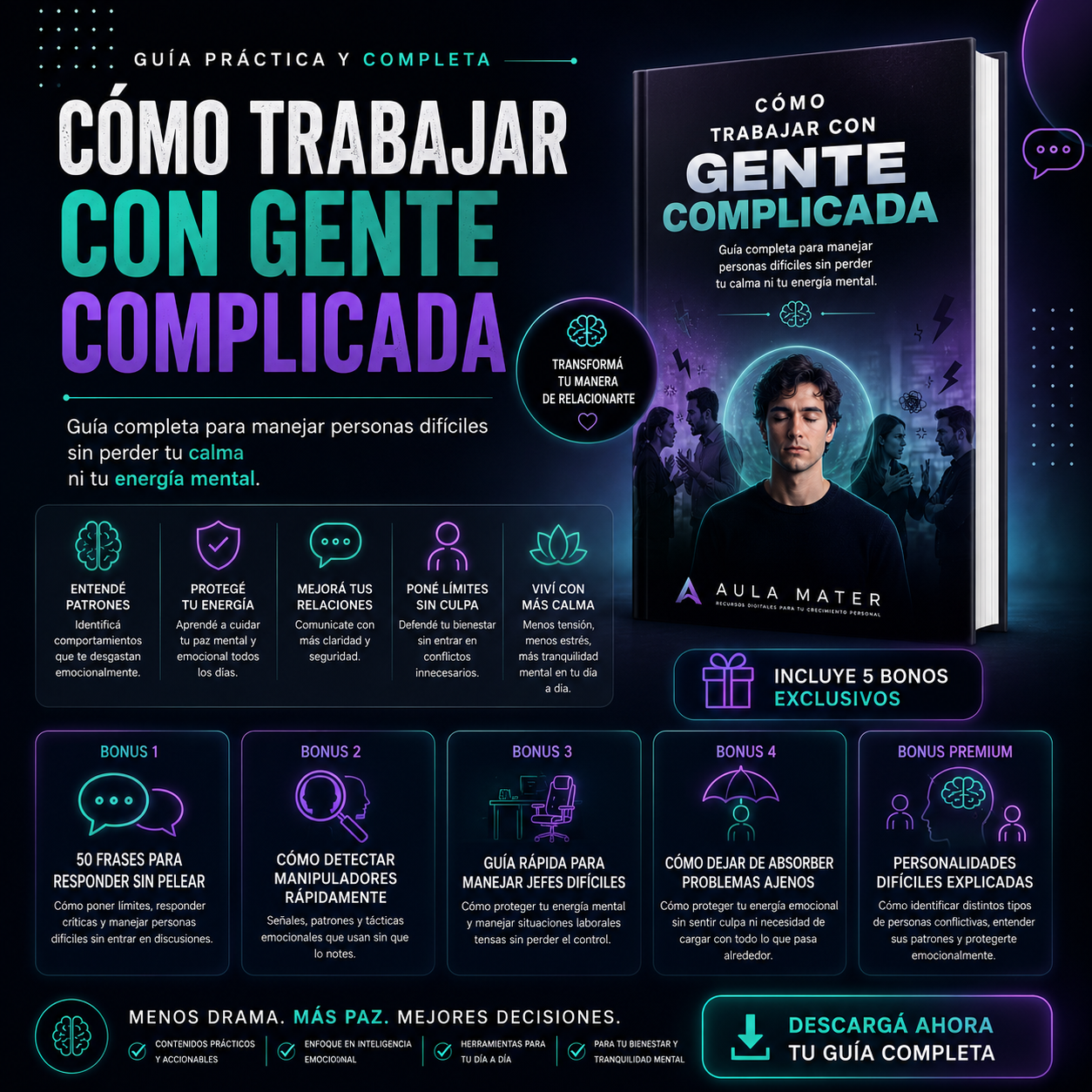 como trabajar con gente complicada