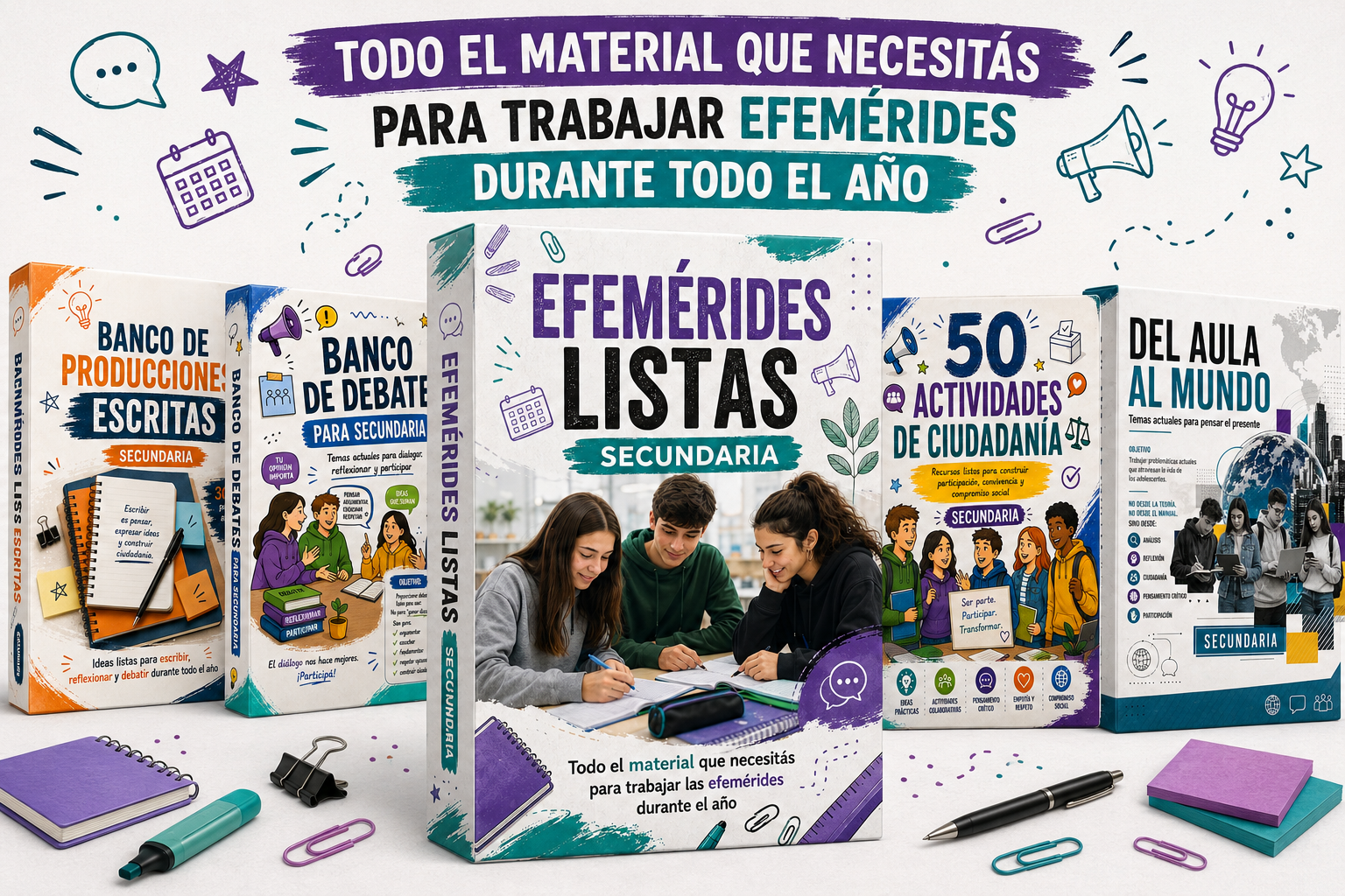 EFEMERIDES LISTAS SECUNDARIA
